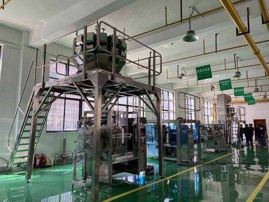 Macchina di imballaggio di polvere liquida a granuli con combinazione computerizzata multi-testa