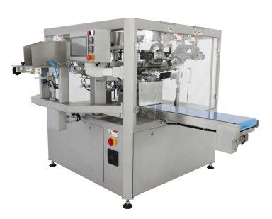Macchina di imballaggio a copertina elettrica con teste di pesatura multiple per chicchi e noci di caffè