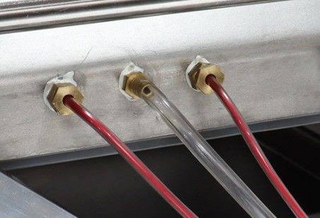 Macchina per imballaggio a vuoto industriale a doppia camera per alimenti con potenza di pompa a vuoto da 1,5 kW