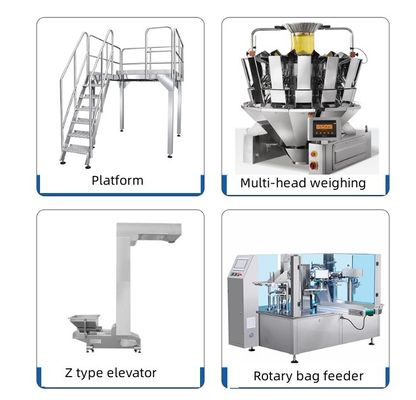 Alta precisione automatica 500g di frutta secca Stand Up Bag Packing Machine per Ready Bag