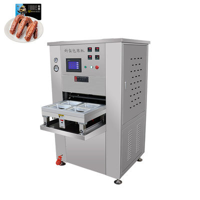 Macchina di sigillamento a vuoto a vassoio elettrico per negozi di alimenti e bevande