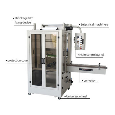 210 KG Semiautomatica PE Film Shrink Tunnel Packaging Machine per imballaggi personalizzati