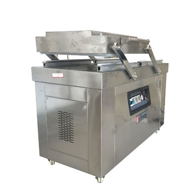 Macchina elettrica per imballaggio a vuoto a doppia camera per il fast food presso officine di riparazione di macchine