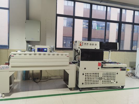Coppe di carta industriale da 450L POF PVC PE Film Wrap Heat Shrink Wrapping Machine per alberghi
