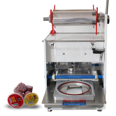 Macchina di sigillamento del vassoio per il pranzo della scatola di fast food industriale con stampo di stampa manuale personalizzabile