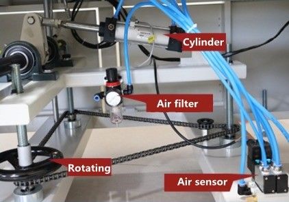 Macchina di confezionamento automatico delle capsule con scatola a galleria di calore con film di plastica che riduce l'involucro