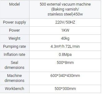 Comodo DZ-600W Nozzle esterno macchina di sigillamento a vuoto per imballaggio alimentare di carne di pesce