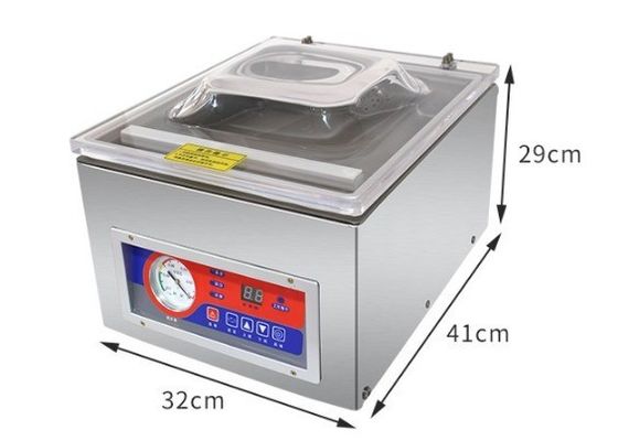 Selatore a vuoto a camera singola in acciaio inossidabile 41*32*29 per linea di imballaggio di alimenti e bevande