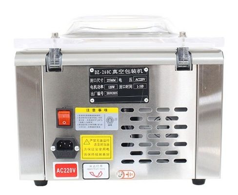 Selatore a vuoto a camera singola in acciaio inossidabile 41*32*29 per linea di imballaggio di alimenti e bevande