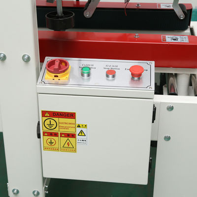 Macchina di sigillamento automatico per cartoni a rulli in acciaio inossidabile azionata elettricamente