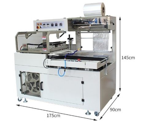 Macchina di avvolgimento di bottiglie per animali domestici a getto di calore a piccole dimensioni