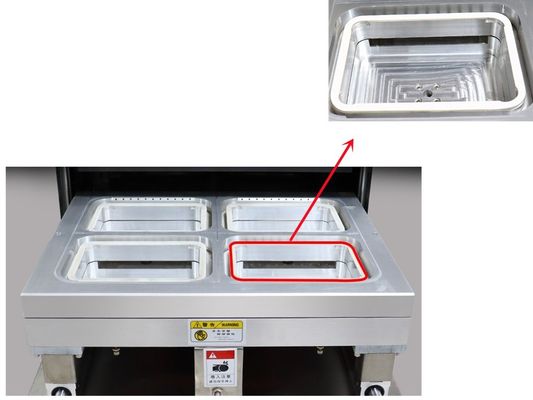 Personalizzare la dimensione del vassoio Automatico Beef Jerky Meat Tray Vacuum Packing Machine per Jerky