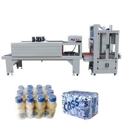 Piccole bottiglie in PET PE Film Stretch Shrink Wrapping Sealing Packing Machine Linea di produzione
