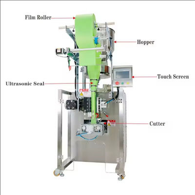YF-62 Non Woven Sachet Ultrasonic Heat Seal Packaging Machine Distanza di misura 1-100g