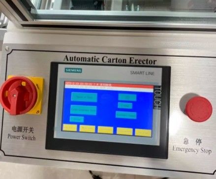 Materiale di imballaggio in vetro Alta velocità 25 cartoni al minuto Macchina di sigillatura automatica