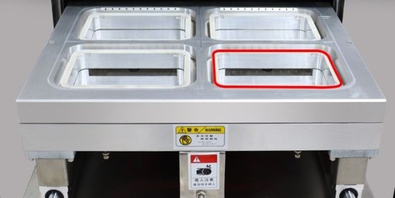 Sealer per vassoi a gas per pollo, pesce e verdura in imballaggio in atmosfera modificata