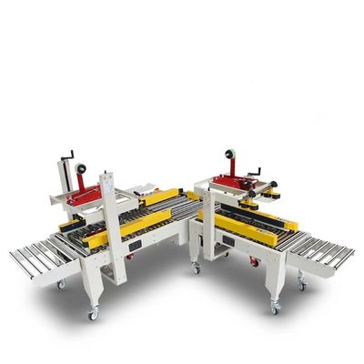Alta efficienza di sigillamento YF Semi-automatica con nastro adesivo Box cartone Cross Type sigillatore di imballaggio