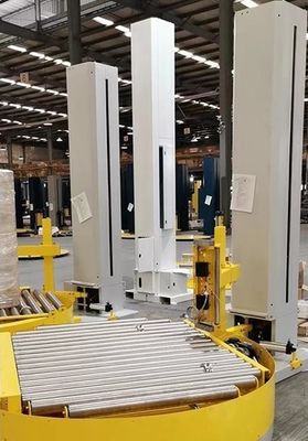 Macchina di avvolgimento di pallet stretch Advert L tipo giradischi imballaggio completamente automatico