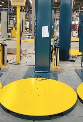 Macchina di avvolgimento di pallet stretch Advert L tipo giradischi imballaggio completamente automatico