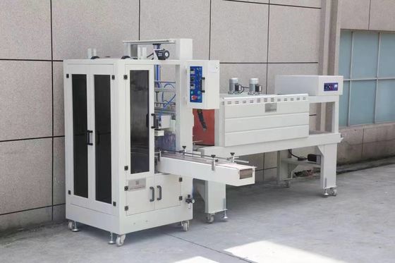 Convogliatore di tipo tunnel, macchina di ritaglio per pellicole automatiche per bottiglie d'acqua a 220V