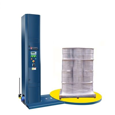 Macchina per l'avvolgimento di pallet completamente automatica con tasso di pre-allungamento del 300% e certificato CE