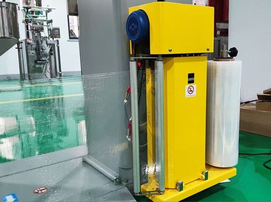 Macchina per l'avvolgimento di pallet completamente automatica con tasso di pre-allungamento del 300% e certificato CE