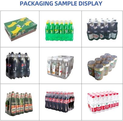 Macchine di imballaggio automatiche per alimenti e bevande, salsa di pomodoro, bottiglia di plastica, pellicola termoplastica