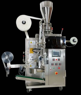 Macchina di imballaggio automatico di piccoli sacchetti di tè interni ed esterni per granuli di foglie rotte
