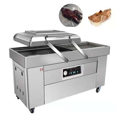 Lunghezza del sigillo 600 mm Macchina di imballaggio a vuoto certificata CE per alimenti e zuppe industriali