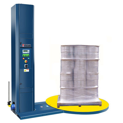 2400 mm altezza della colonna macchina di avvolgimento a pallet completamente automatizzata per pellicole di plastica