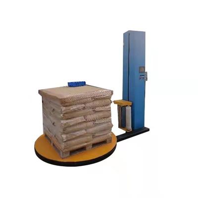 2400 mm altezza della colonna macchina di avvolgimento a pallet completamente automatizzata per pellicole di plastica