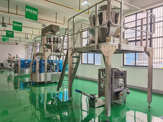 Macchina di imballaggio verticale elettrica completamente automatica per sacchetti triangolari verticali per alimenti