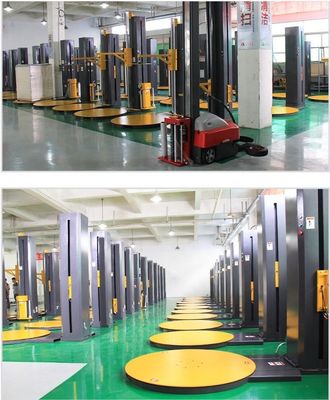 2400 mm altezza della colonna pallet Wrapping Machine Stretch Film Automatic Stretch Wrap Machine Pallet Wrapper