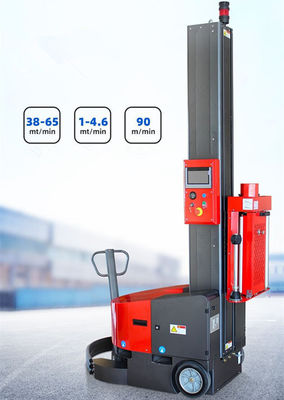 Macchine Hardware Smart Self-Propelled Mobile Stretch Robot Palette Wrapper 24V Voltage