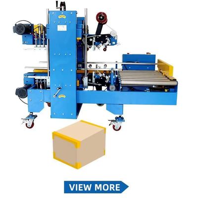 Erettore in cartone cassa completamente automatico con soluzione di piegatura e sigillamento a flaps automatici