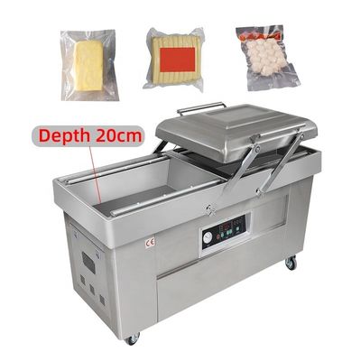 Apparecchiature per imballaggio a vuoto a doppio Chambe articolo DZ-400/2SB per imballaggio di riso sandwich