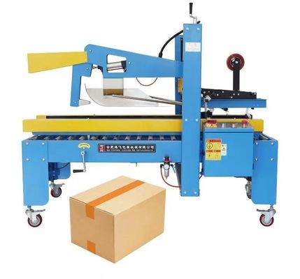 220V/50HZ Voltaggio Erettoio e sigillante di cartoni completamente automatici per la linea di imballaggio