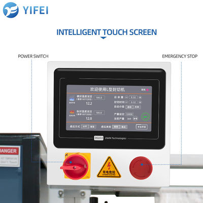 Controllo automatico PLC 450L Seal Cut Film Wrap Machine per Datteri Pallet Calore Riduzione Wrap