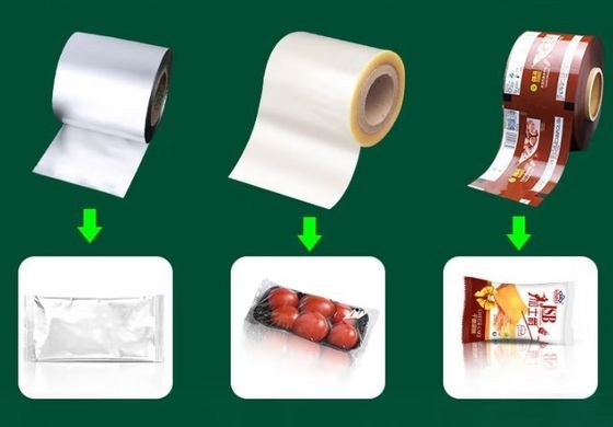 Macchina automatica per avvolgere sacchetti per cuscini di frutta per imballaggi