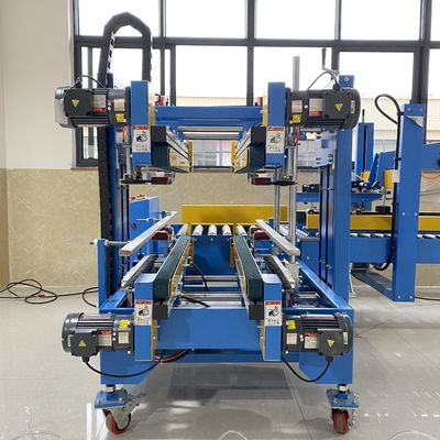 Sigillatore automatico a nastro a L per sigillare velocemente e semplicemente i bordi degli angoli delle scatole di cartone