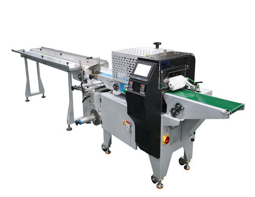 220V/50HZ Semi-automatica Multifunzione cuscino Flow Avvolgimento pollo imballaggio macchina