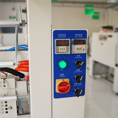 Macchine semiautomatiche per l'imballaggio di scatole di pellicola in PE per materiali di imballaggio POF/PVC/PP/PE