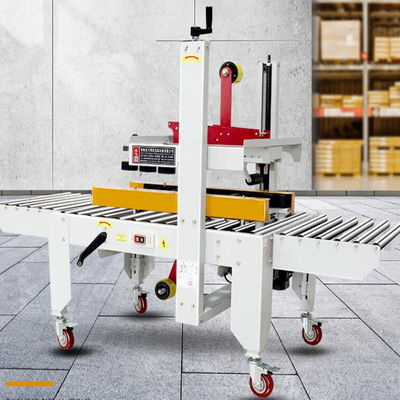 Macchina per sigillare cartoni con nastro trasportatore per imballaggi alimentari Auto Smart Label Sticker