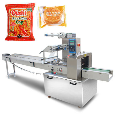 Sistema di controllo servo Flow Pack Vegetable Fruit Mushroom Vegetable Potato Packing Machine
