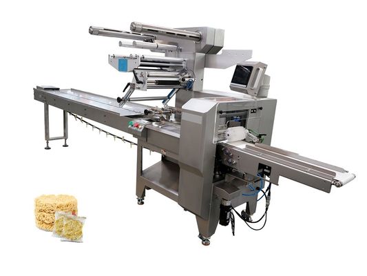 Sistema di controllo servo Flow Pack Vegetable Fruit Mushroom Vegetable Potato Packing Machine