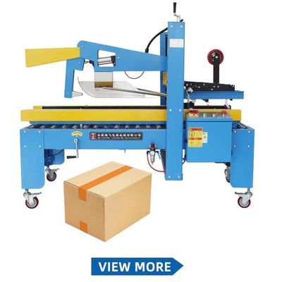Industria dell'abbigliamento Macchina di sigillamento automatica per cartoni erettori con top fold flap e linea di imballaggio di cartoni palettizzatori