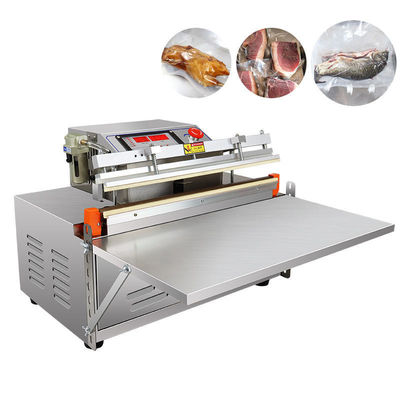 Macchine di confezionamento automatiche a vuoto verticali di cucina pompaggio esterno alimentare sigillante a vuoto con scarico a gas