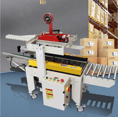 Macchina di sigillamento del cartone per l'imballaggio a azionamento sinistro e destro Applicare altezza del cartone 90-420 mm