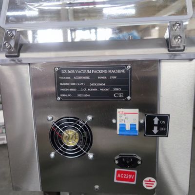 DZ260 Macchina semiautomatica per imballaggio a vuoto per la conservazione di alimenti e uova