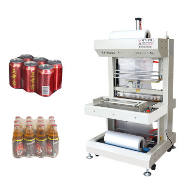 Imballaggio in plastica Macchina di confezionamento completamente automatica per bottiglie barattoli lattine e cartoni 180 KG